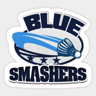Sport Merchandise | Badminton Team Blue Smashers Sticker
